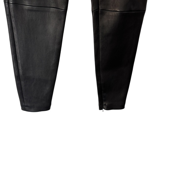 $3,390 Alaia Black High Rise Leather Leggings Size 6 - Picture 7 of 12